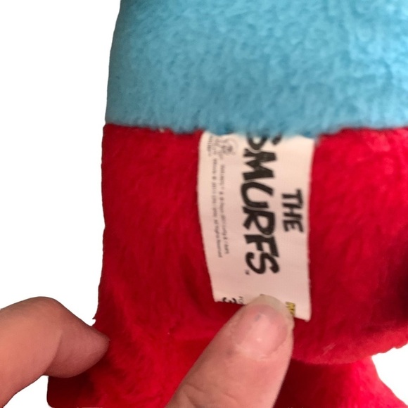 PEYO 2012 Papa Smurf Plush Stuffed Animal - 18” long - Picture 4 of 5